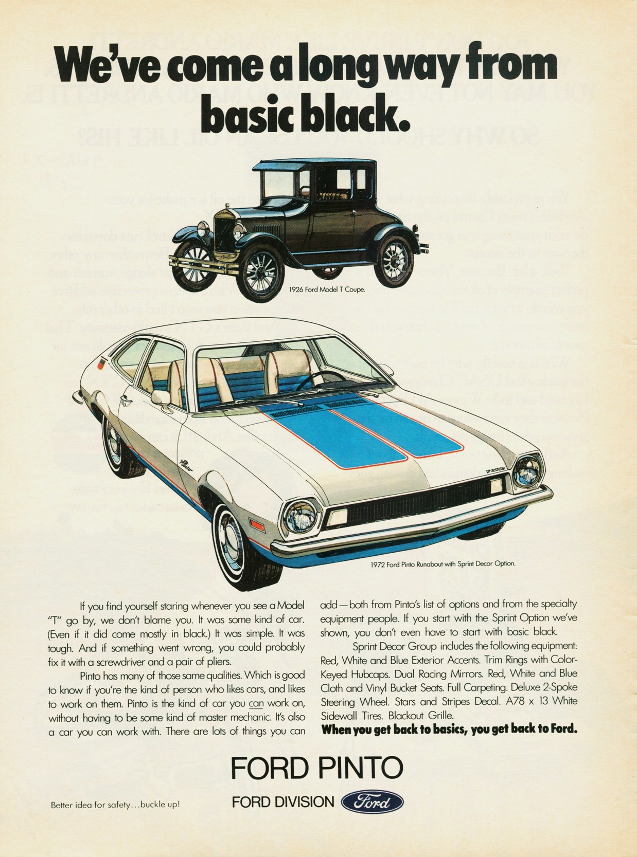 1972 Ford Auto Advertising